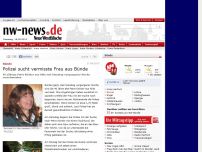 Bild zum Artikel: Bünde: Polizei sucht vermisste Frau aus Bünde