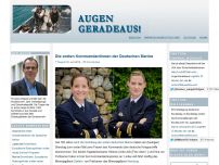 Bild zum Artikel: Die ersten Kommandantinnen der Deutschen Marine