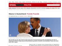 Bild zum Artikel: Obama in Deutschland: Fremde Freunde
