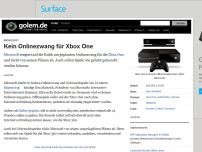 Bild zum Artikel: Microsoft: Kein Onlinezwang für Xbox One
