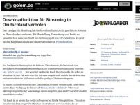 Bild zum Artikel: JDownloader2: Downloadfunktion für Streaming in Deutschland verboten