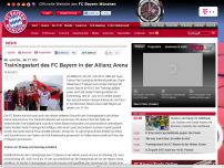 Bild zum Artikel: Trainingsstart des FC Bayern in der Allianz Arena