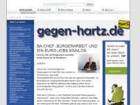 Bild zum Artikel: BA-Chef: Bürgerarbeit und Ein-Euro-Jobs sinnlos