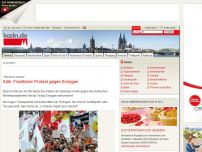 Bild zum Artikel: Am Samstag Großdemonstration in der Kölner Innenstadt