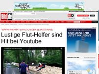 Bild zum Artikel: Mahna-Mahna-Song - Lustige Fluthelfer sind​ Hit bei​ Youtube​