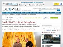 Bild zum Artikel: Eklat in Russland: Merkel lässt Termin mit Putin platzen