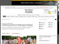 Bild zum Artikel: Zehntausende demonstrieren in Köln gegen Erdogan