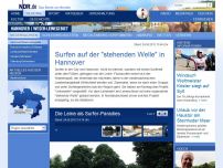 Bild zum Artikel: Surfen auf der 'stehenden Welle' in Hannover