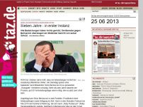 Bild zum Artikel: Urteil im Rubyprozess gegen Berlusconi: Sieben Jahre - in erster Instanz