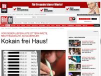 Bild zum Artikel: Promis zittern - Kokain frei Haus – Die Liefer-Liste!