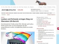 Bild zum Artikel: Homo-Ehe: 
			  Lesben und Schwule erringen Sieg vor Oberstem US-Gericht
