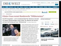 Bild zum Artikel: Agieren in der Krise: Günter Grass geht auf Kanzlerin Merkel los