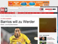 Bild zum Artikel: Sturm-Hammer - Barrios will zu Werder