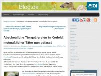 Bild zum Artikel: Abscheuliche Tierquälereien in Krefeld: mutmaßlicher Täter nun gefasst