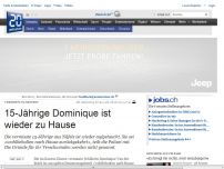 Bild zum Artikel: Vermisst: Von der 15-jährigen Dominique fehlt jede Spur