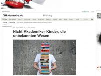 Bild zum Artikel: FU Berlin: Nicht-Akademiker-Kinder, die unbekannten Wesen