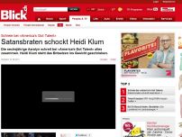 Bild zum Artikel: Schreie bei «America's Got Talent»: Satansbraten schockt Heidi Klum