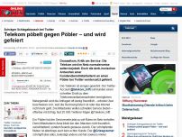 Bild zum Artikel: Schräger Schlagabtausch bei Twitter - Telekom pöbelt gegen Pöbler – und wird gefeiert