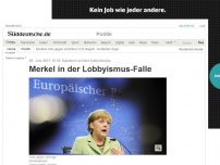 Bild zum Artikel: Kanzlerin schützt Autoindustrie: Merkel in der Lobbyismus-Falle