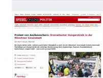 Bild zum Artikel: Protest von Asylbewerbern: Dramatischer Hungerstreik in der Münchner Innenstadt