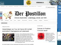 Bild zum Artikel: Gesamtsieger von Tour de France 2013 erhält automatisch Dopingsperre auf Lebenszeit