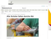 Bild zum Artikel: Fachoberschule in Schweinfurt: Alle Schüler fallen durchs Abi
