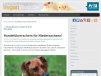 Bild zum Artikel: Hundeführerschein für Niedersachsen!