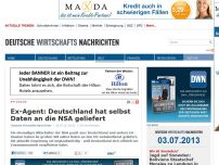 Bild zum Artikel: Ex-Agent: Deutschland hat selbst Daten an die NSA geliefert