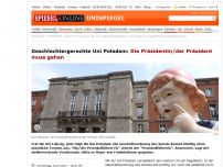 Bild zum Artikel: Geschlechtergerechte Uni Potsdam: Die Präsidentin/der Präsident muss gehen