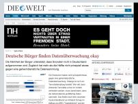 Bild zum Artikel: Späh-Affäre: Deutsche finden Datensammlung zur Terrorabwehr okay