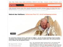 Bild zum Artikel: Dekret des Vatikans: Johannes Paul II. wird heiliggesprochen