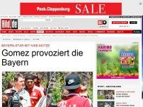 Bild zum Artikel: Nike-Mütze? - Hier provoziert Gomez die Bayern