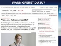 Bild zum Artikel: Aktivistin Josephine Witt: 
			  'Femen ist Teil meiner Identität'