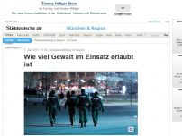 Bild zum Artikel: Polizeiausbildung in Bayern: Wie viel Gewalt im Einsatz erlaubt ist