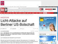 Bild zum Artikel: „Kim Dotcom“ - Licht-Attacke auf Berliner US-Botschaft
