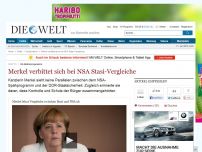 Bild zum Artikel: US-Abhörprogramm: Merkel verbittet sich bei NSA Stasi-Vergleiche