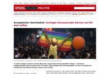 Bild zum Artikel: Europäischer Gerichtshof: Verfolgte Homosexuelle können auf EU-Asyl hoffen