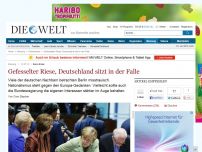 Bild zum Artikel: Euro-Krise: Gefesselter Riese, Deutschland sitzt in der Falle