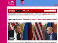Bild zum Artikel: Telefonat mit Putin: Obama schaltet sich persönlich in Fall Snowden ein