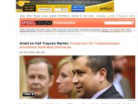 Bild zum Artikel: Urteil im Fall Trayvon Martin: Freispruch für Todesschützen schockiert Amerikas Schwarze