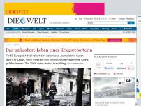 Bild zum Artikel: Syrien: Das unfassbare Leben einer Kriegsreporterin