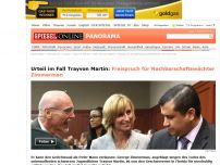 Bild zum Artikel: Urteil im Fall Trayvon Martin: Freispruch für Nachbarschaftswächter Zimmerman