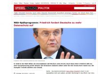 Bild zum Artikel: NSA-Spähprogramm: Friedrich fordert Deutsche zu mehr Datenschutz auf