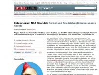 Bild zum Artikel: Reaktion auf NSA-Skandal: Merkel und Friedrich gefährden unsere Rechte