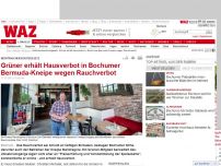 Bild zum Artikel: Grüner erhält Hausverbot in Bochumer Bermuda-Kneipe wegen Rauchverbot