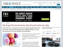 Bild zum Artikel: 1,20 Euro: Die Kugel Eis kostet heute 684 Prozent mehr als 1985