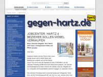 Bild zum Artikel: Jobcenter: Hartz 4 Bezieher sollen Möbel verkaufen