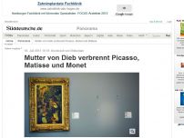 Bild zum Artikel: Kunstraub von Rotterdam: Mutter von Dieb verbrennt Picasso, Matisse und Monet