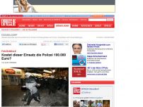 Bild zum Artikel: Fan-Randale - Kostet dieser Einsatz die Polizei 100.000 Euro?