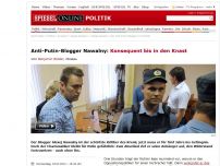 Bild zum Artikel: Anti-Putin-Blogger Nawalny: Konsequent bis in den Knast